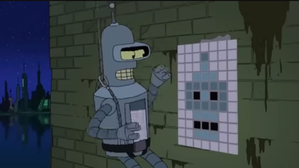 An Invader on T.V.